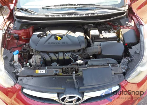 2013 Hyundai Elantra Gls from USA, damaged, VIN 5NPDH4AE4DH405444